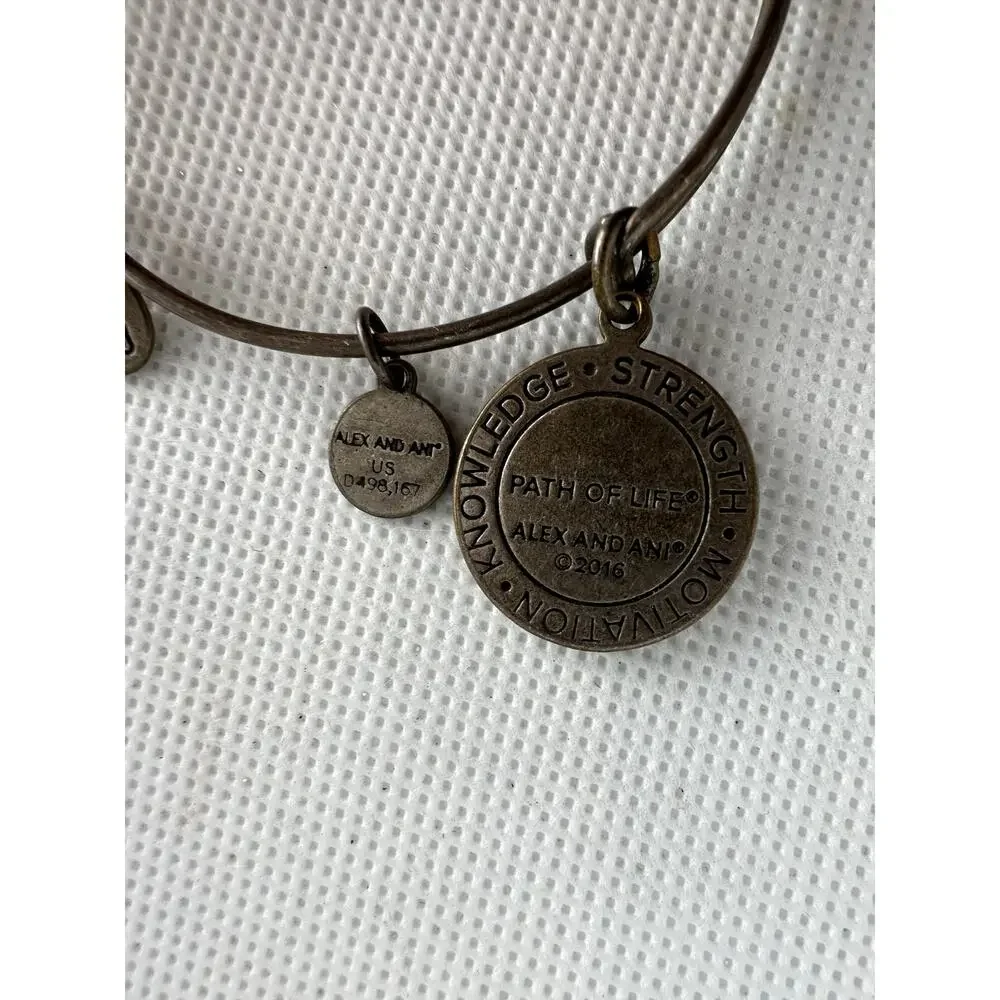 Alex + Ani Energy Charm Bracelet 'Path of Life' 2016